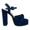 HEELS KNOT DENIM AZUL