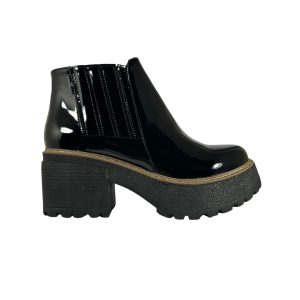 Botín Chunky Gloss Black
