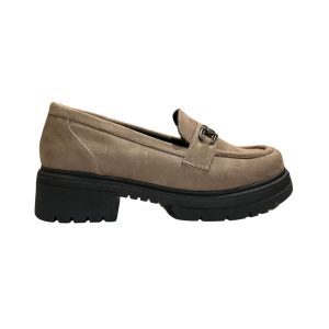 Mocasines Suede Taupe